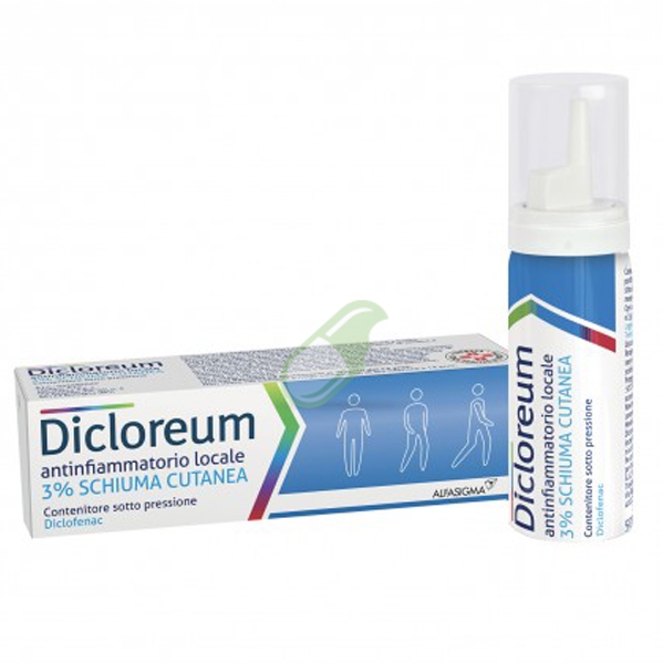 Dicloreum Ant Loc 3% Schiuma Cutanea Contenitore Sotto Pressione 1 Contenitore Da 50 G