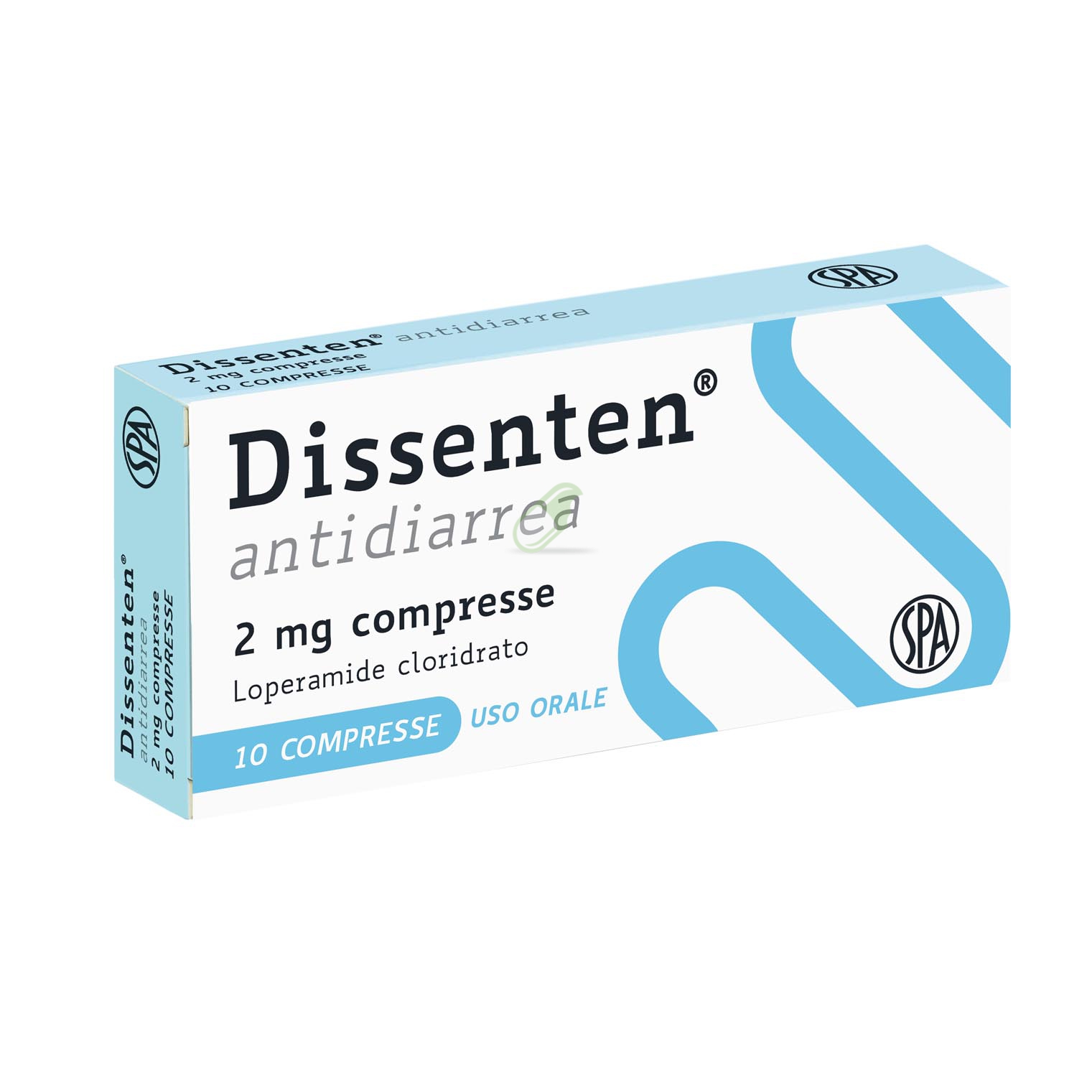 Dissenten Antidiarrea 2 Mg Compresse 10 Compresse In Blister Pvc/Al