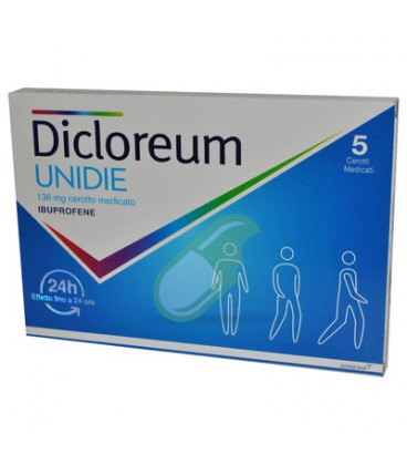 Dicloreum Unidie 136 Mg Cerotto Medicato 5 Cerotti