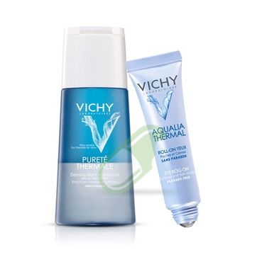 Vichy Linea Regalo Purete Thermale Struccante Occhi + Aqualia Occhi + Pochette