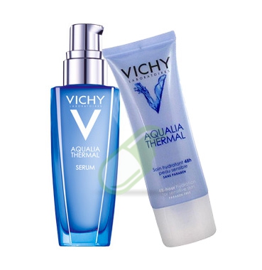 Vichy Linea Regalo Aqualia Thermal Crema Ricca + Siero Idratante + Pochette