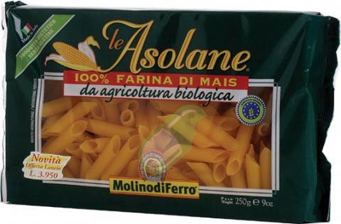 Le Asolane Rigatoni Mais senza Glutine 250 g