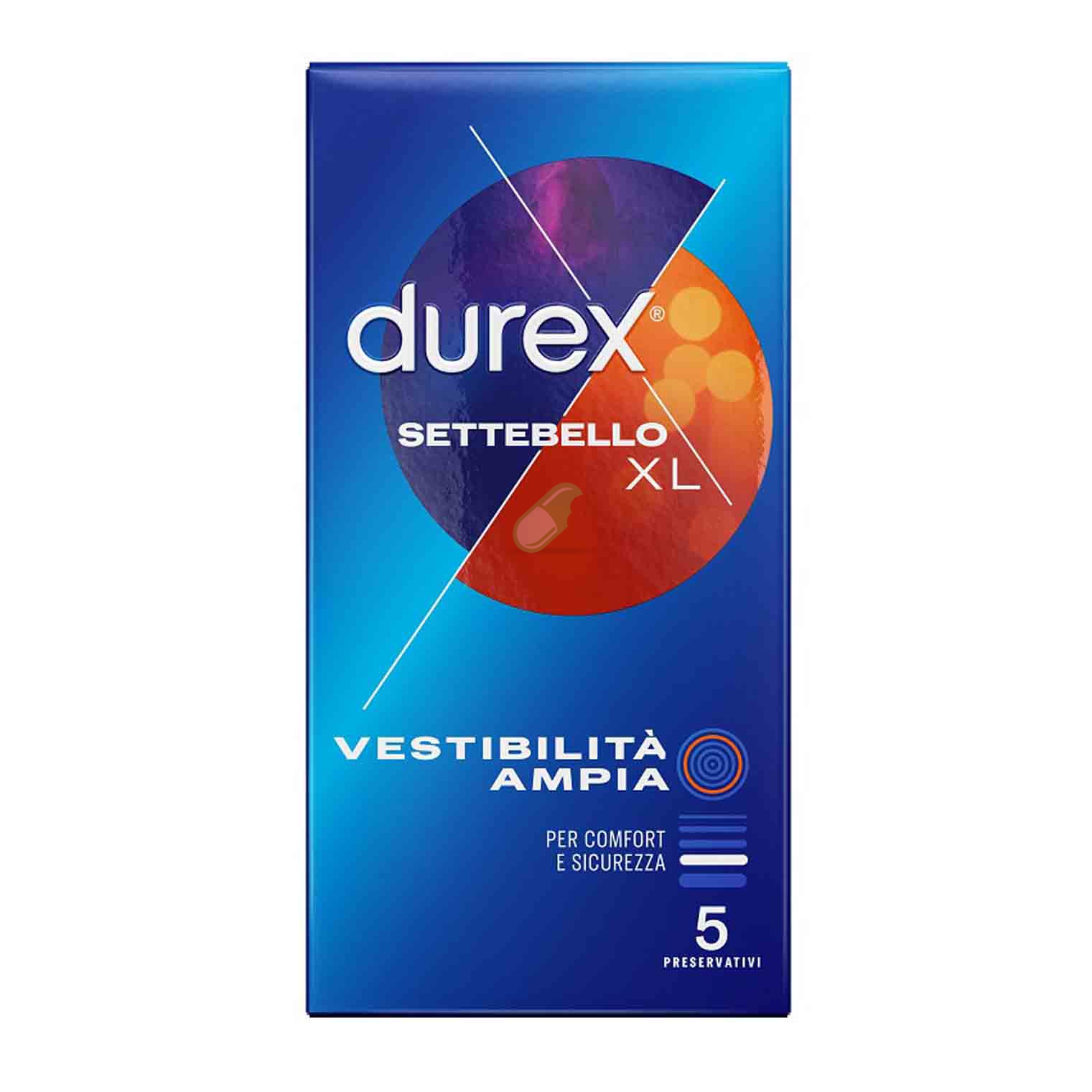 Durex Settebello XL Easy on 5 profiltattici
