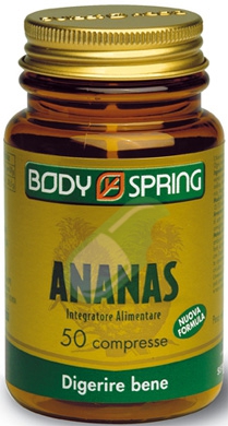 Body Spring Integratore Alimentare Ananas 50 Capsule