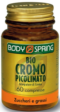 Body Spring Integratore Alimentare Bio Cromo Picolinato 60 Compresse