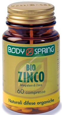Body Spring Integratore Alimentare Bio Zinco 60 Compresse