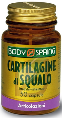Body Spring Integratore Alimentare Cartilagine di Squalo 50 Capsule