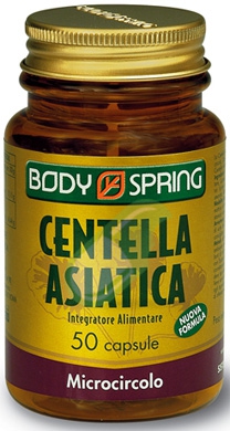 Body Spring Integratore Alimentare Centella Asiatica 50 Capsule