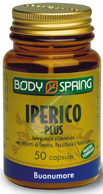 Body Spring Integratore Alimentare Iperico Plus 50 Capsule