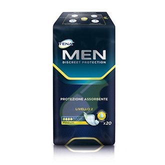 Tena Linea Men Assorbenti Protezione Medium Livello 2  20 Pezzi