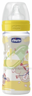 Chicco Biberon Benessere Ironic Silicone 250 ml 0+