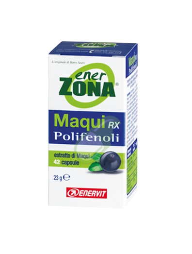 Enerzona Linea Integratori Maqui Rx Polifenoli Antiossidante 42 Capsule