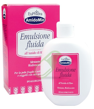 EuPhidra Linea AmidoMio Emulsione Fluida Idratante Pelli Sensibili 200 ml