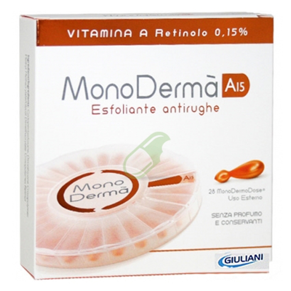 Monoderma A15 Trattamento Vitamina A Gel Anti-Et Pelli Mature 28 Ampolle