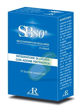 AR Fitofarma Ricerca Naturale SB80 Integratore di Lievito 10 Bustine Orosolubili