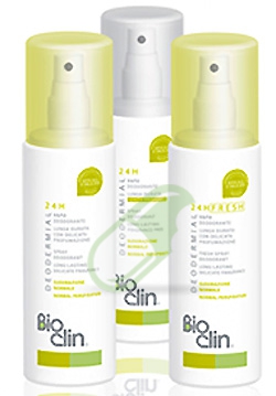 Bioclin Linea Deodermial Deodorante 24h Vapo Fresh con Profumo 100 ml