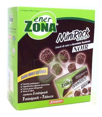 EnerZona Linea Alimentazione Dieta a ZONA 5 Minirock Cioccolato Fondente40-30-30