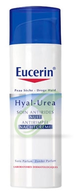 Eucerin Linea Hyal-Urea Rigenerante Anti-Et Crema Notte Pelli Secche 50 ml