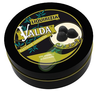 Valda Linea Liquirizia Pastiglie Gommose alla Liquirizia con Zucchero 50 g