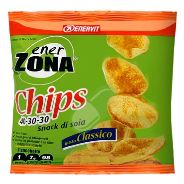 EnerZona Linea Alimentazione Dieta a ZONA Chips 40-30-30 Gusto Classico