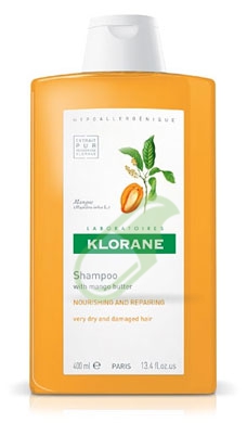Klorane Capelli Linea Burro Mango Nutriente Rigenerante Idratante Shampoo 400 ml