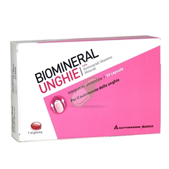 Biomineral Linea Unghie Integratore Alimentare Unghie Deboli 30 Perle