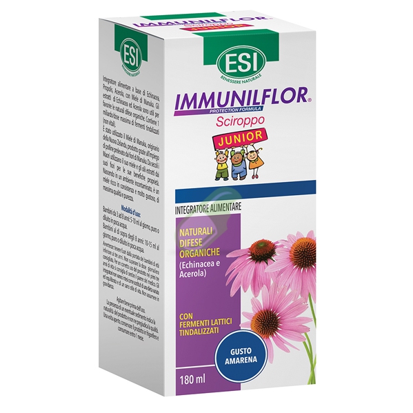 Esi Linea Difese Immunitarie ImmunilFlor Junior Integratore Sciroppo 180 ml