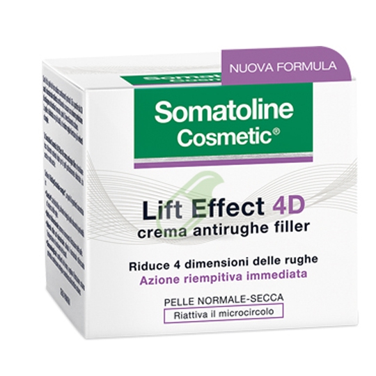 Somatoline Cosmetic Linea Lift Effect 4d crema antirughe Filler Giorno 50 Ml
