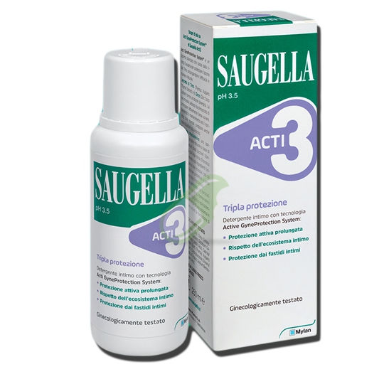 Saugella Acti3 Detergente Intimo Flacone 250 ml
