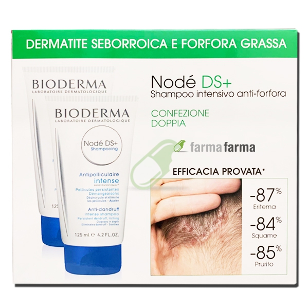 Bioderma Linea Capelli e Cuoio Capelluto Nod DS+ Shampoo Forfora Grassa BIPACK