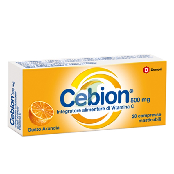 Cebion Linea Vitamine Cebion Masticabile Arancia Vitamina C 500 Mg 20 Compresse