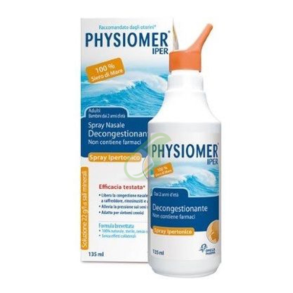 Physiomer Linea Pulizia e Salute del Naso Iper Soluzione Spray 135 ml