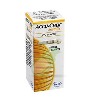 Accu-Chek Linea Controllo Glicemia SoftClix 25 Lancette Pungidito