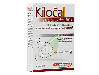Kilocal Linea Controllo del Peso Medical Slim Integratore Alimentare 30 Compress