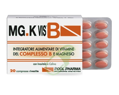 MGK VIS Linea Integratori Vitaminici B Integratore Alimentare 20 Compresse