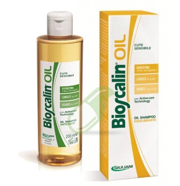 Bioscalin Linea Oil Shampoo Equilibrante Attivo Protettivo Cute Sensibile 200 ml