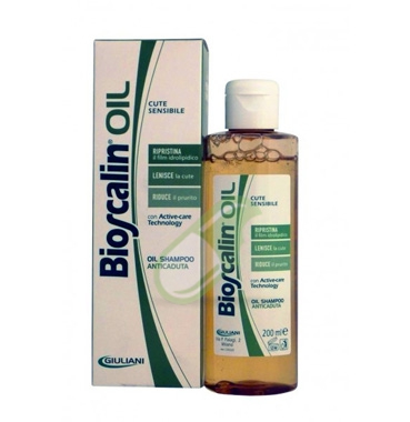 Bioscalin Linea Oil Shampoo Anticaduta Attivo Protettivo Cute Sensibile 200 ml