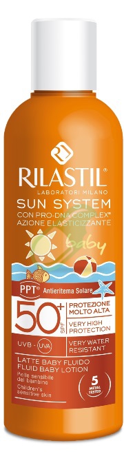 Rilastil Linea Solari Baby Sun System Latte Fluido SPF 50+ Flacone da 200 ml