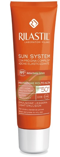 Rilastil Linea Solari  Sun System  Emulsione Leggera  Prot Molto Alta SPF 50+