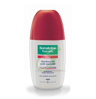 Somatoline Cosmetic Linea Uomo Deodorante Pelli Sensibili Spray Vapo 75 ml
