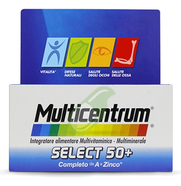 Multicentrum Linea Select 50+ Integratore Benessere 50+Anni 90 Compresse