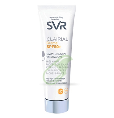 SVR Linea Clairial SPF50+ Crema Idratante Protezione Solare Pelli Sensibili 50ml