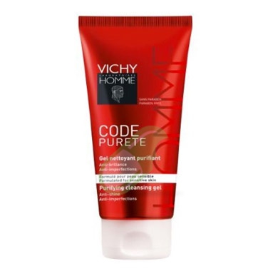 Vichy Linea Homme Code Purete Gel Detergente Purificante Anti Imperfezioni 100ml