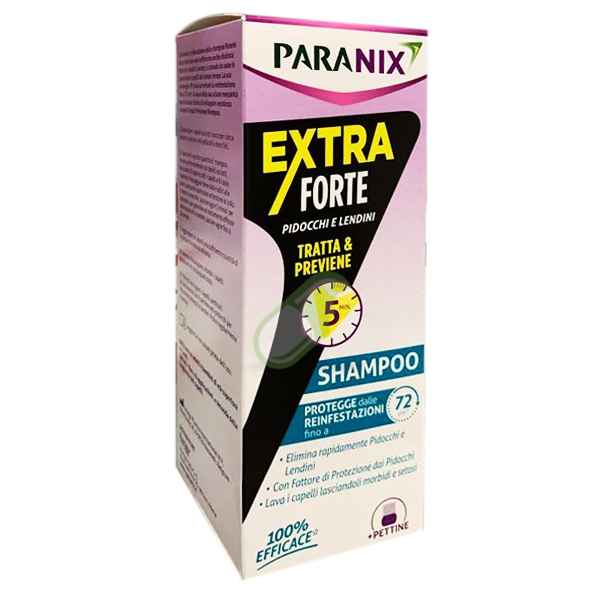 Paranix Linea Anti-Pediculosi Shampoo Trattamento Extra Forte 200 ml + Pettine