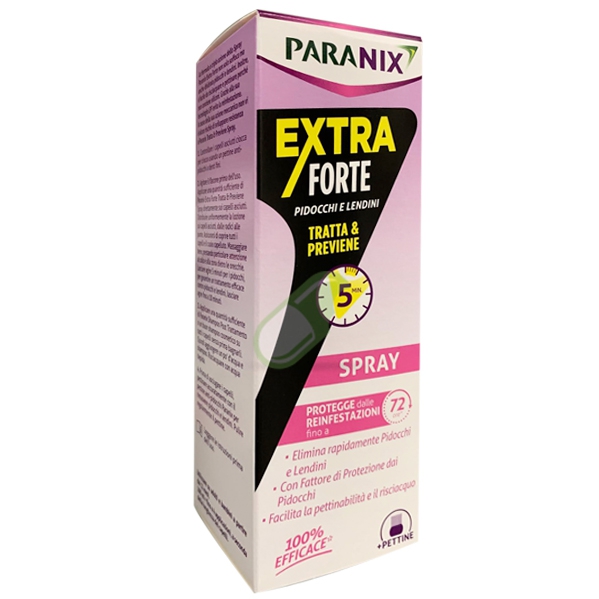 Paranix Linea Anti-Pediculosi Trattamento Spray Extra Forte + Pettine 100 ml