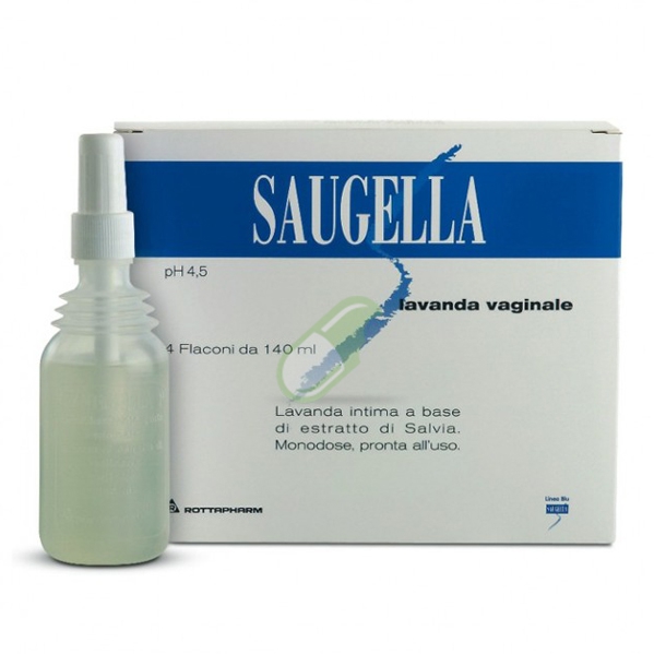 Saugella Linea Igiene Intima Lavanda Vaginale 4 Flaconi 140 ml
