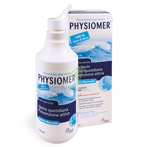 Physiomer Linea Pulizia e Salute del Naso Soluzione Spray Getto Normale 135 ml