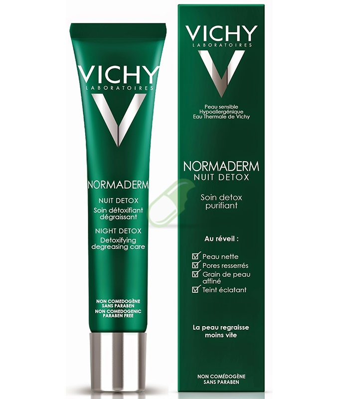 Vichy Linea Normaderm Detox Trattamento Notte Crema Sebo-Equilibrante 40 ml