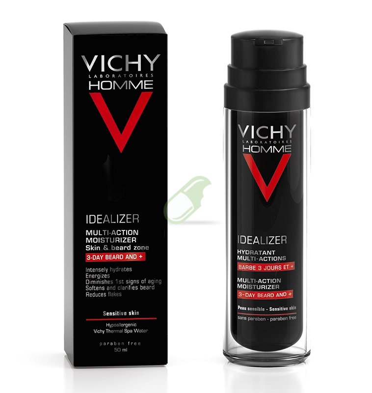Vichy Linea Homme Idealizer Trattamento Multiazione Barba + di 3 giorni 50 ml