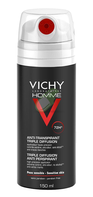 Vichy Linea Homme Deo Deodorante Anti-Traspirante Tripla Diffusione 72h 150 ml